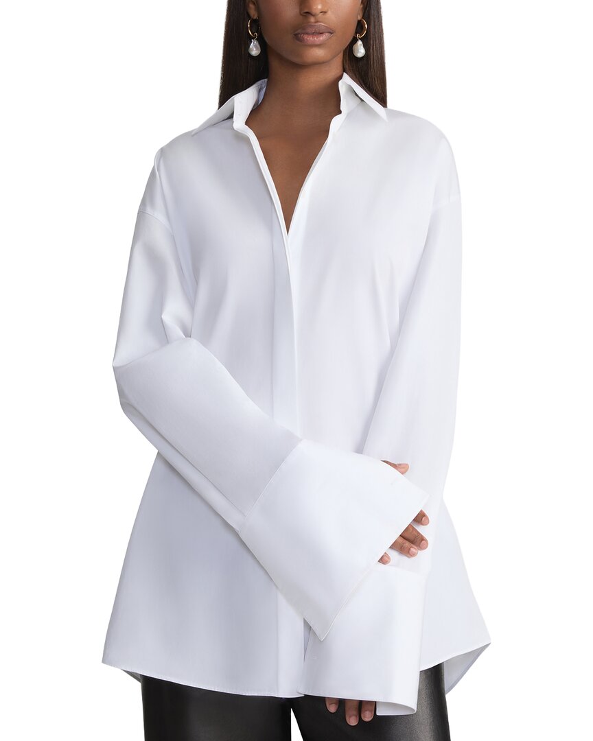 Lafayette 148 New York The Portrait Shirt In White