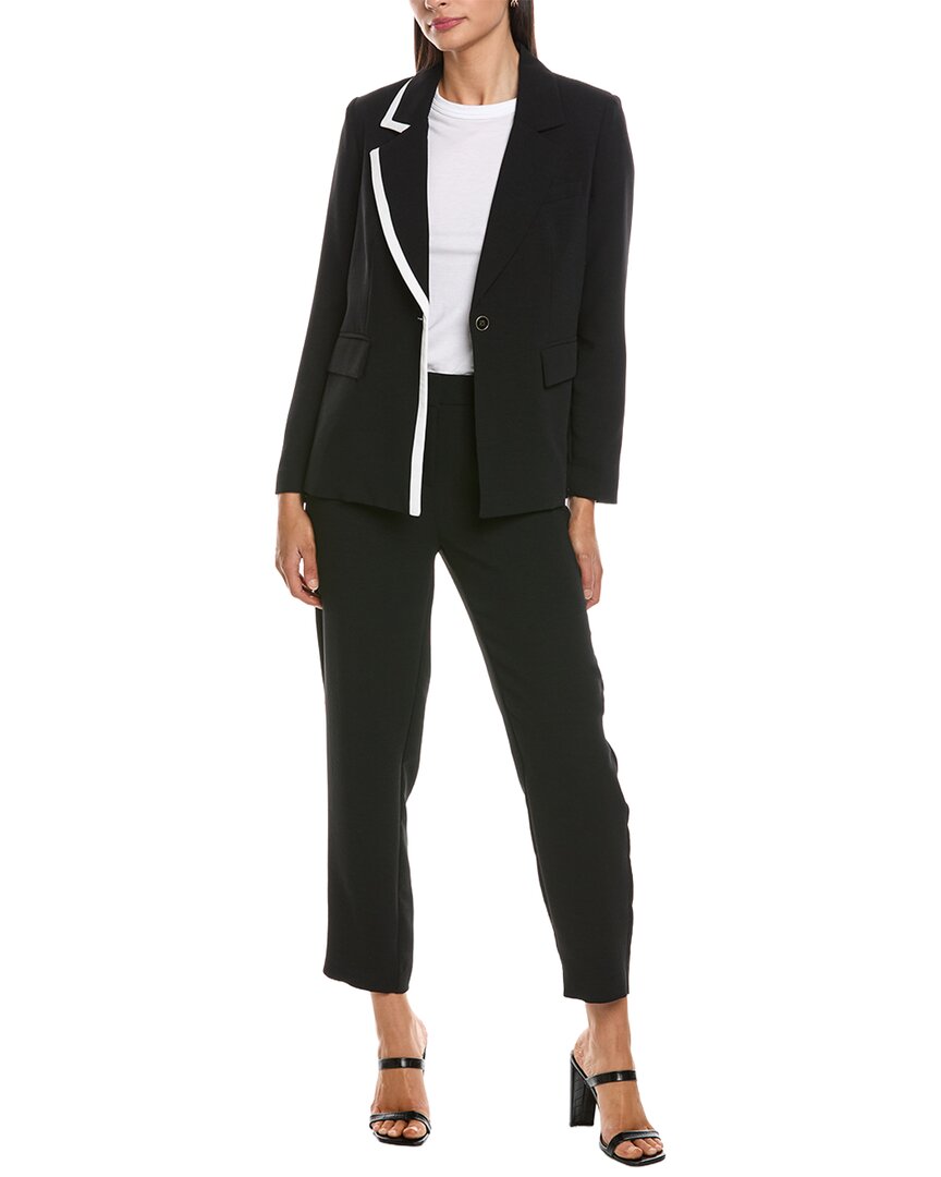 Nanette Lepore Nanette  2pc Blazer & Pant Suit Set In Orange