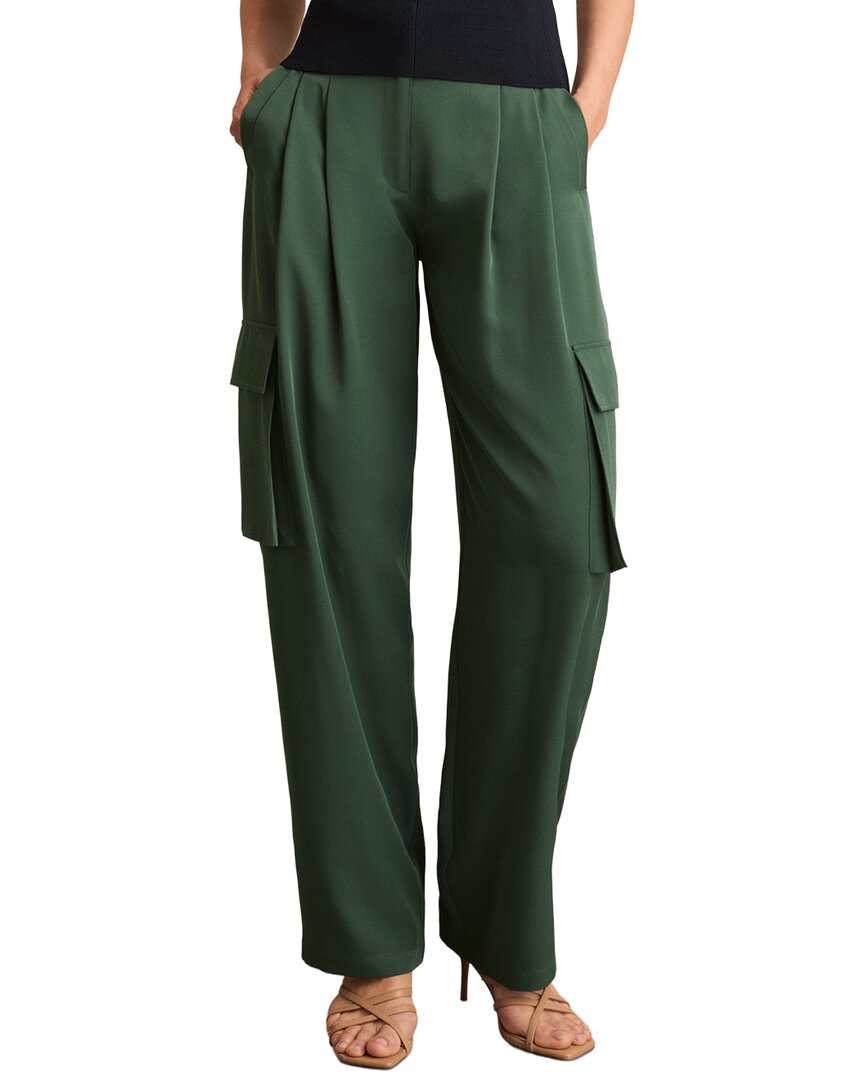 Reiss Orla Trouser In Green