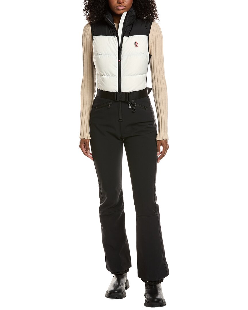 Moncler Puffer Jumpsuit In Black