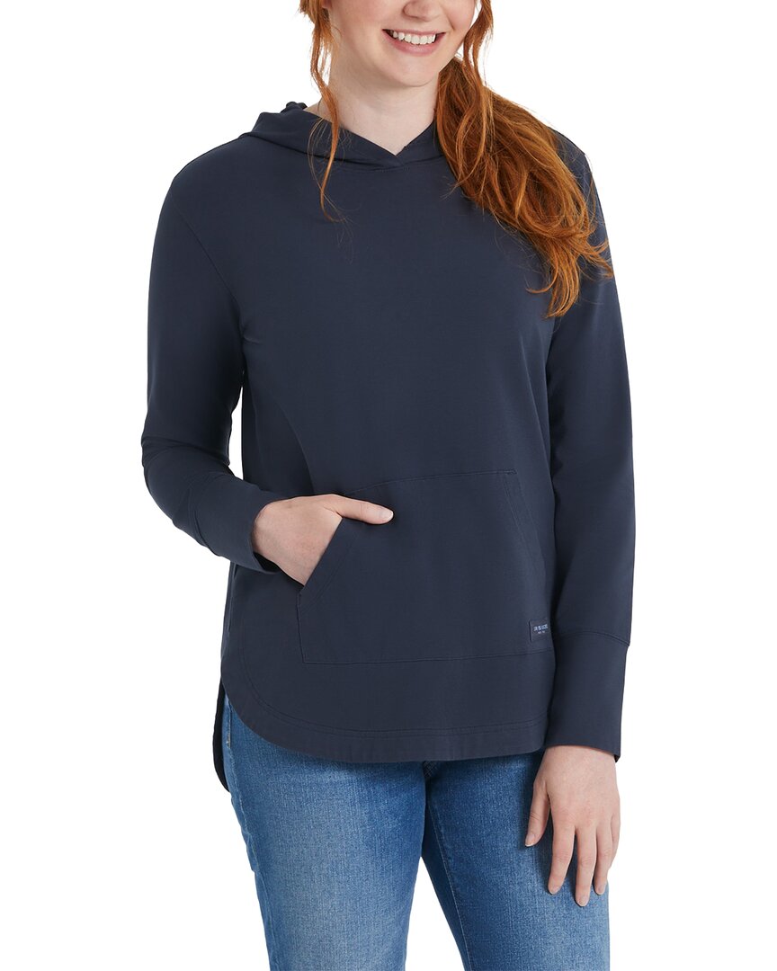 Life Is Good ® Crusher Flex Tunic Hoodie In Blue