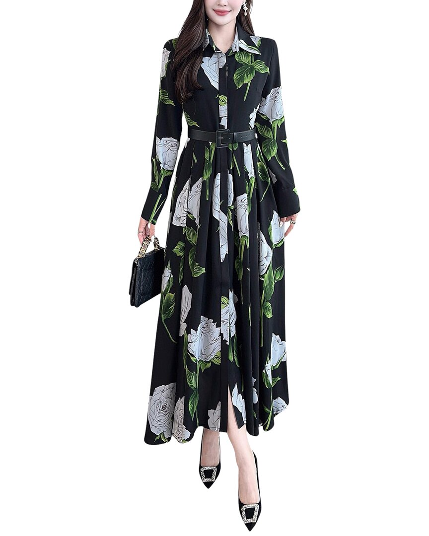 Adele Berto Maxi Dress In Multi