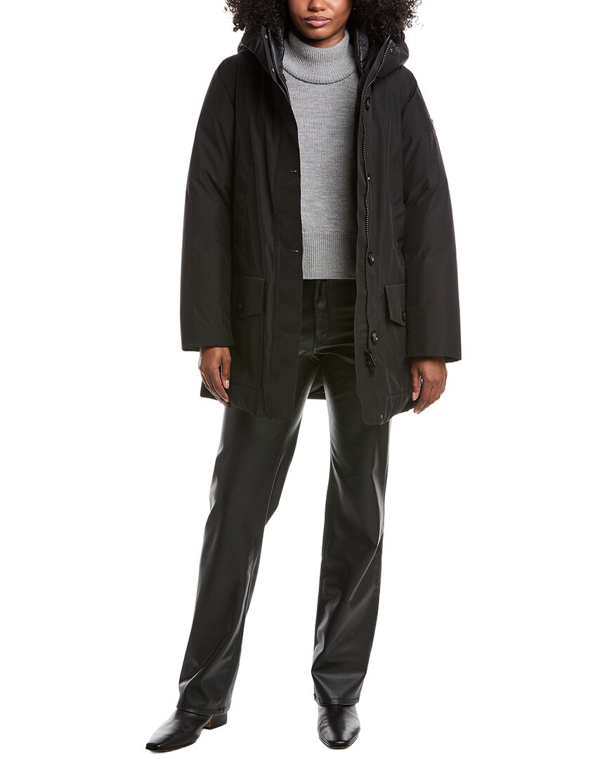 Woolrich Mountain Down Parka In Black