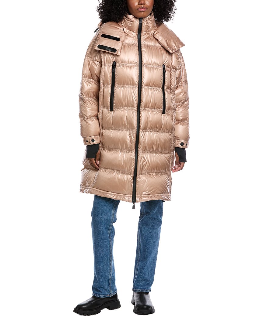 Moncler Rochelairs Down Coat In Brown