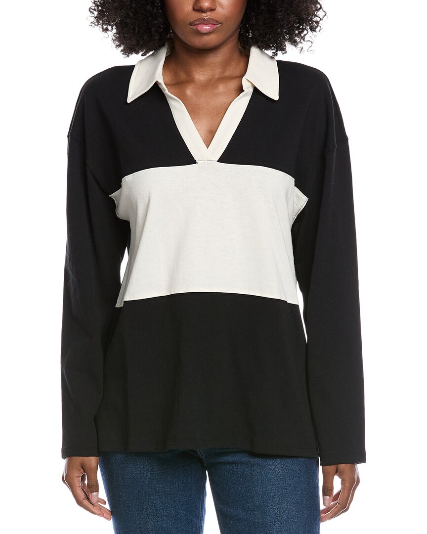 Chaser Chico Jersey Top In Black