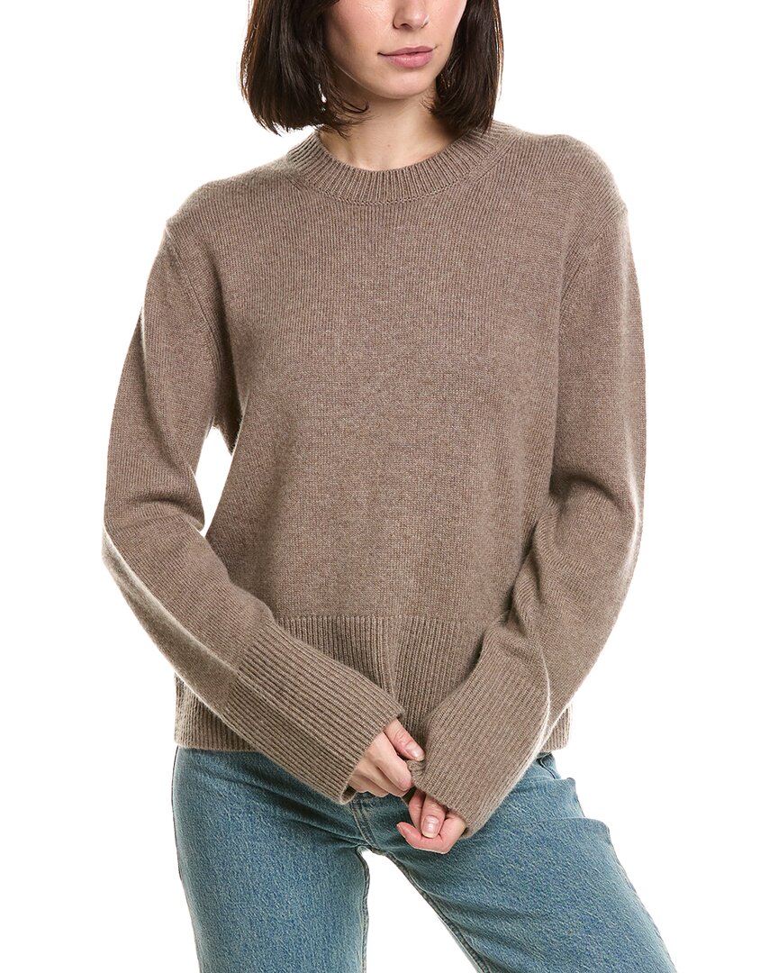 Vince Wool & Cashmere Crewneck Sweater In 310hdo-h Doe