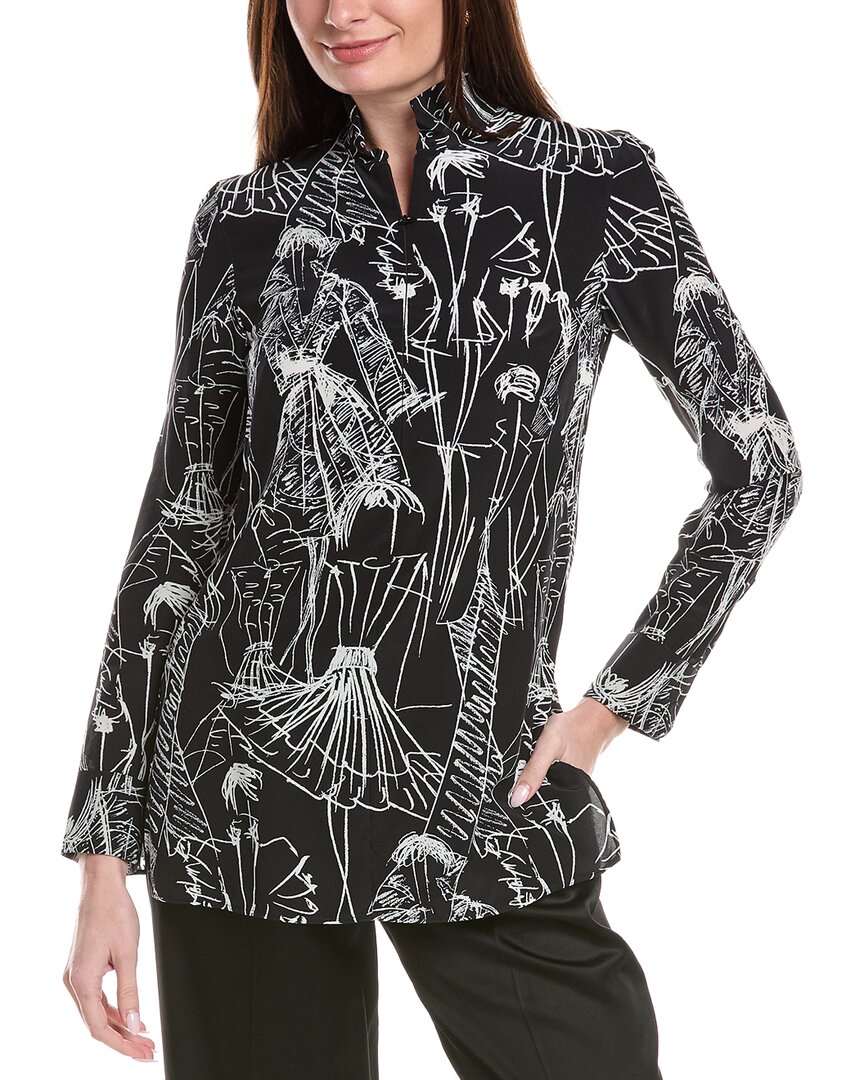 Akris Silk Top In Black