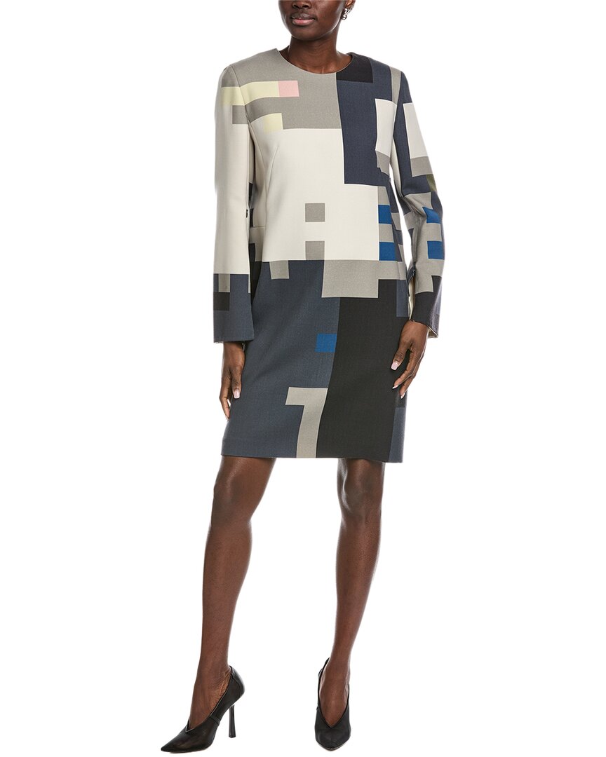 women's wool midi dress Wool Autumn Midi Dress