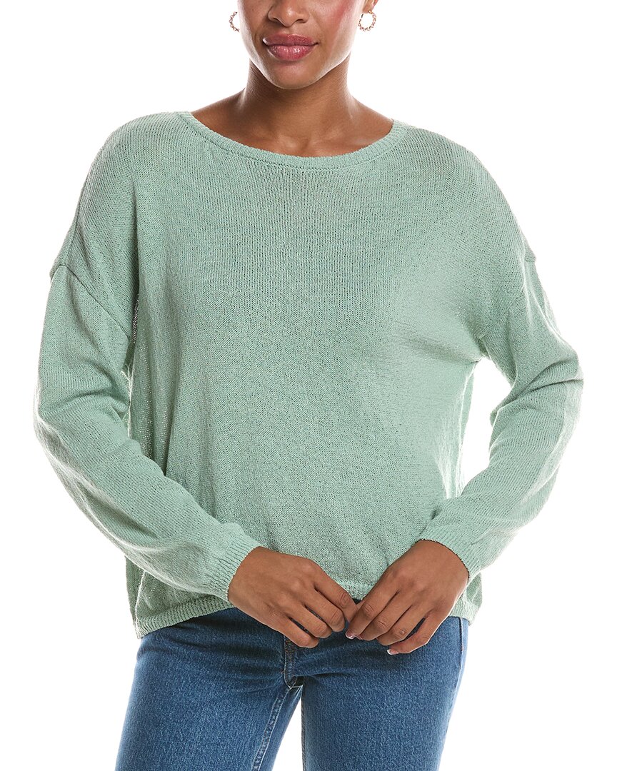 Rd Style Walla Long Sleeve Boatneck Pullover In Green