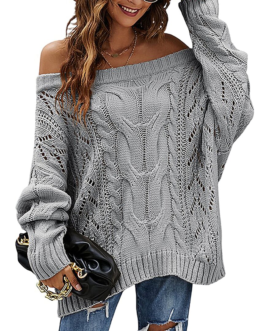 Ariel Tesoro Sweater In Gray