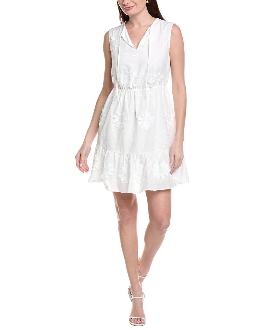 Nanette Lepore Nanette  Sleeveless Mini Dress In White