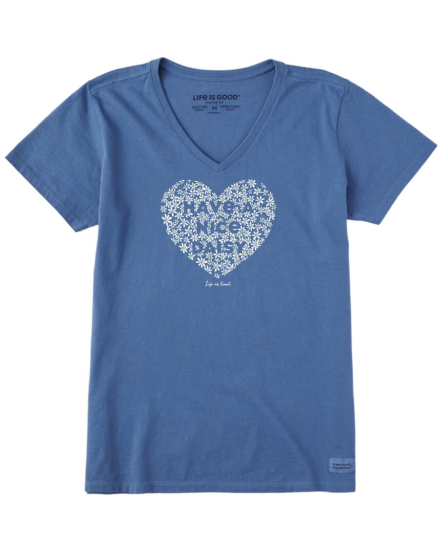 Life Is Good ® Crusher T-shirt In Blue