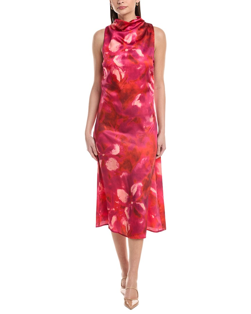 To My Lovers Printed Maxi Dress In Red