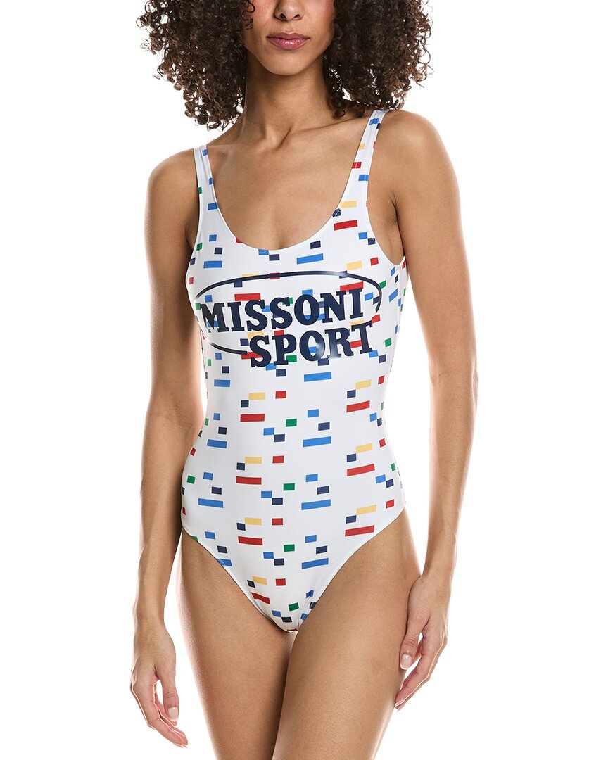Missoni Print One-piece In White