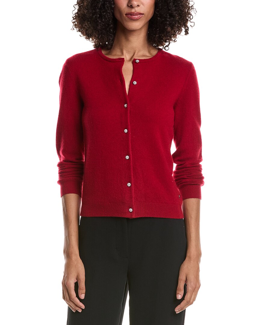 Joseph Ribkoff Cashmere Cardigan In Pink