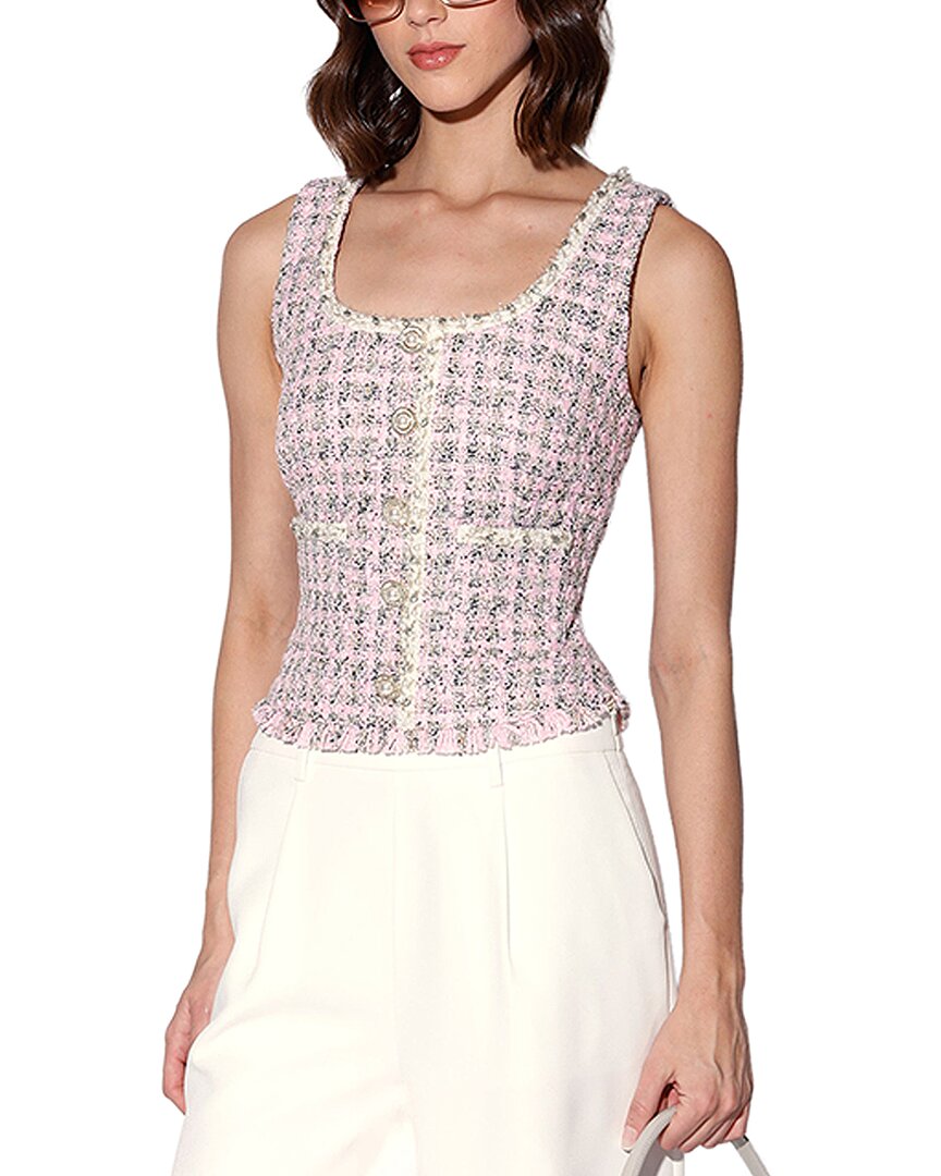 Walter Baker Francine Top In Carousel Tweed