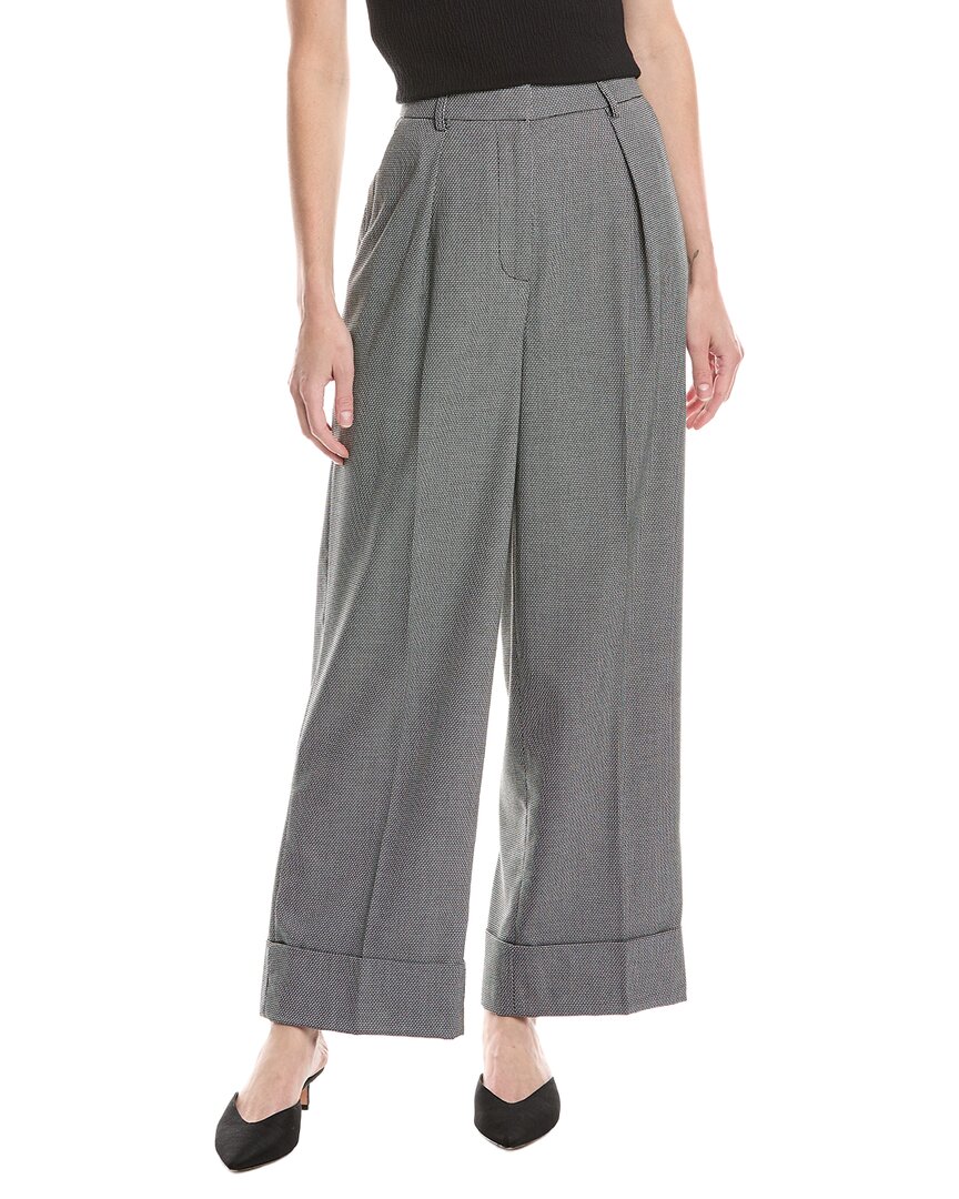 Kenneth Cole Cuffed Pant In Gray