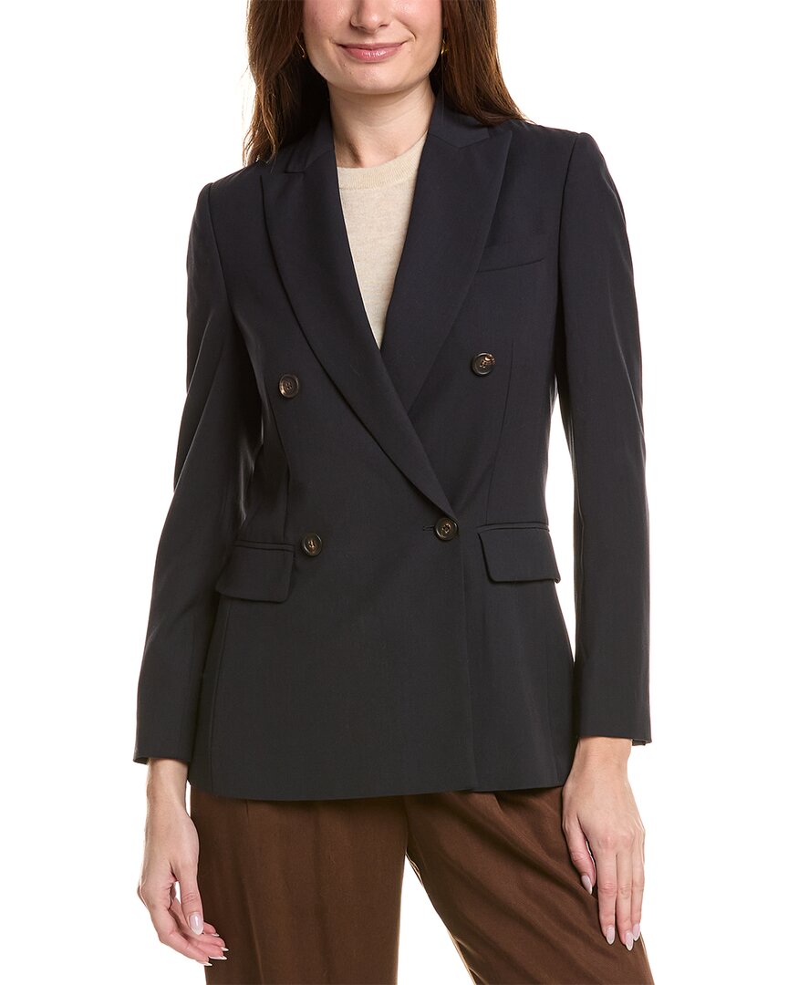 Brunello Cucinelli Wool-blend Blazer In Black