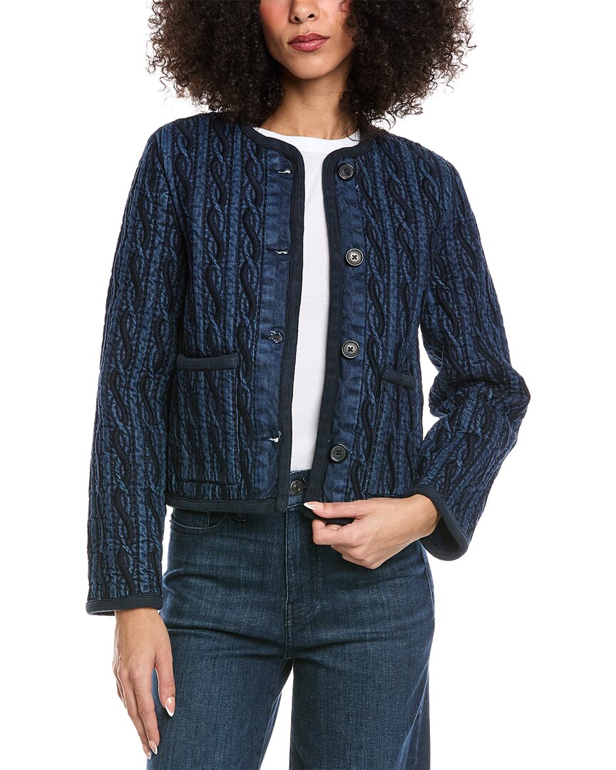 Rag & Bone Plain Colour Denim Jackets In Blue
