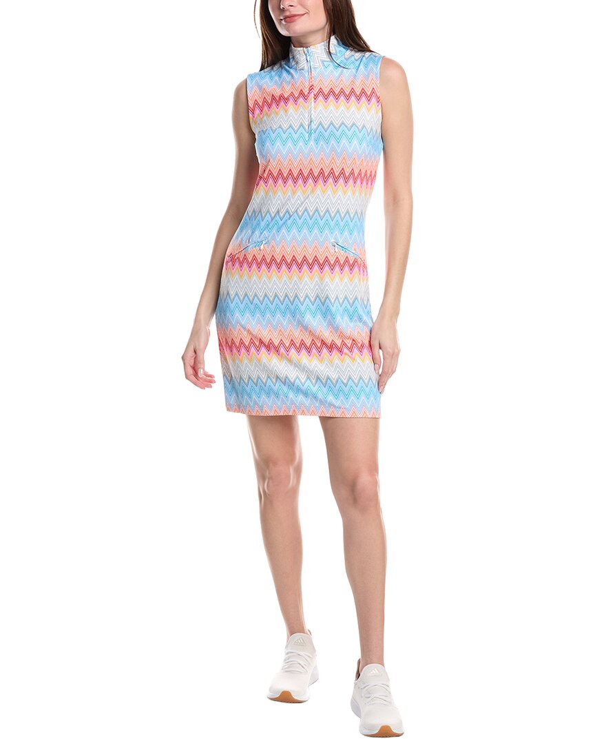 Ibkul Sleeveless Mock Dress In Pink