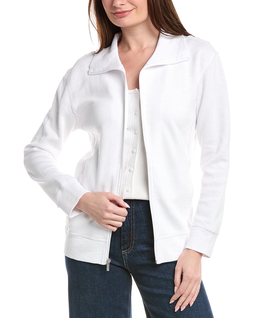 Tommy Bahama Tobago Bay Full Zip Sweatshirt In 033-white