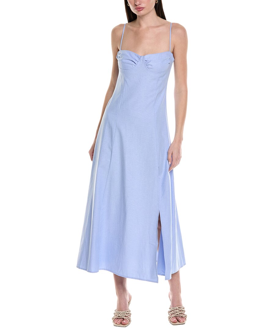 Avantlook Maxi Dress In Blue