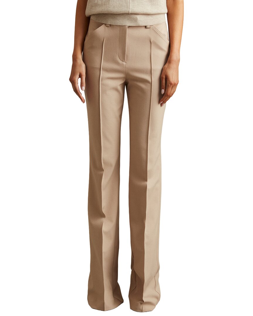 Reiss Hadley Flare Trouser In Neutral