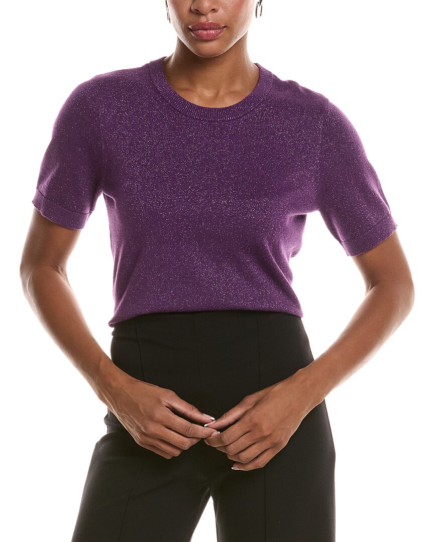 St John St. John Knit Sweater In Purple