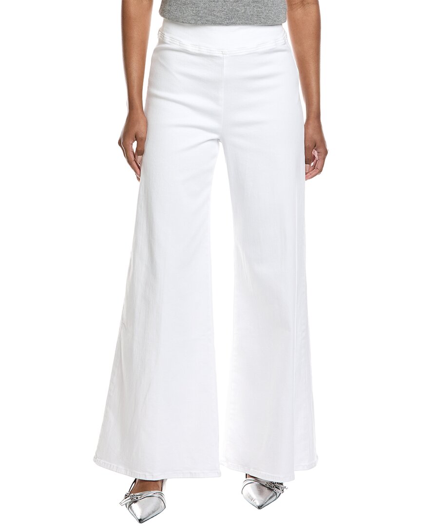 Frame Denim Jetset White Wide Leg Jean