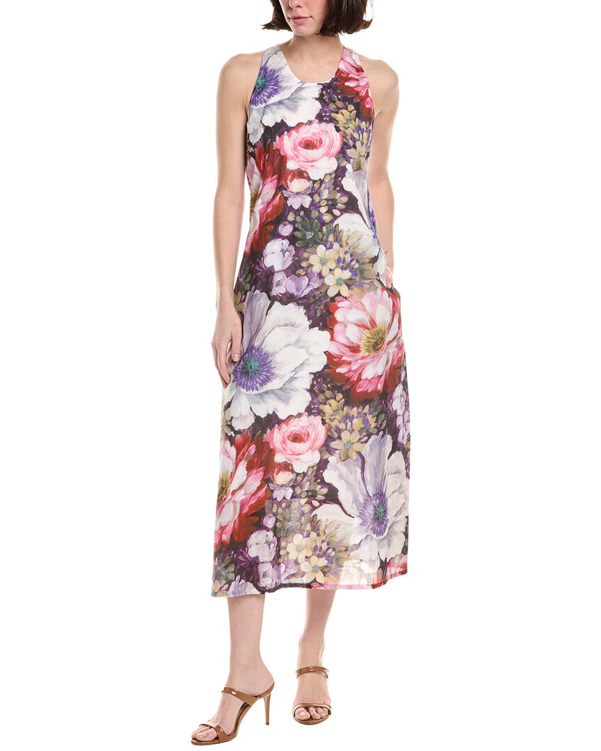 Sara Campbell Maxi Trapeze Sleeveless Dress In Black