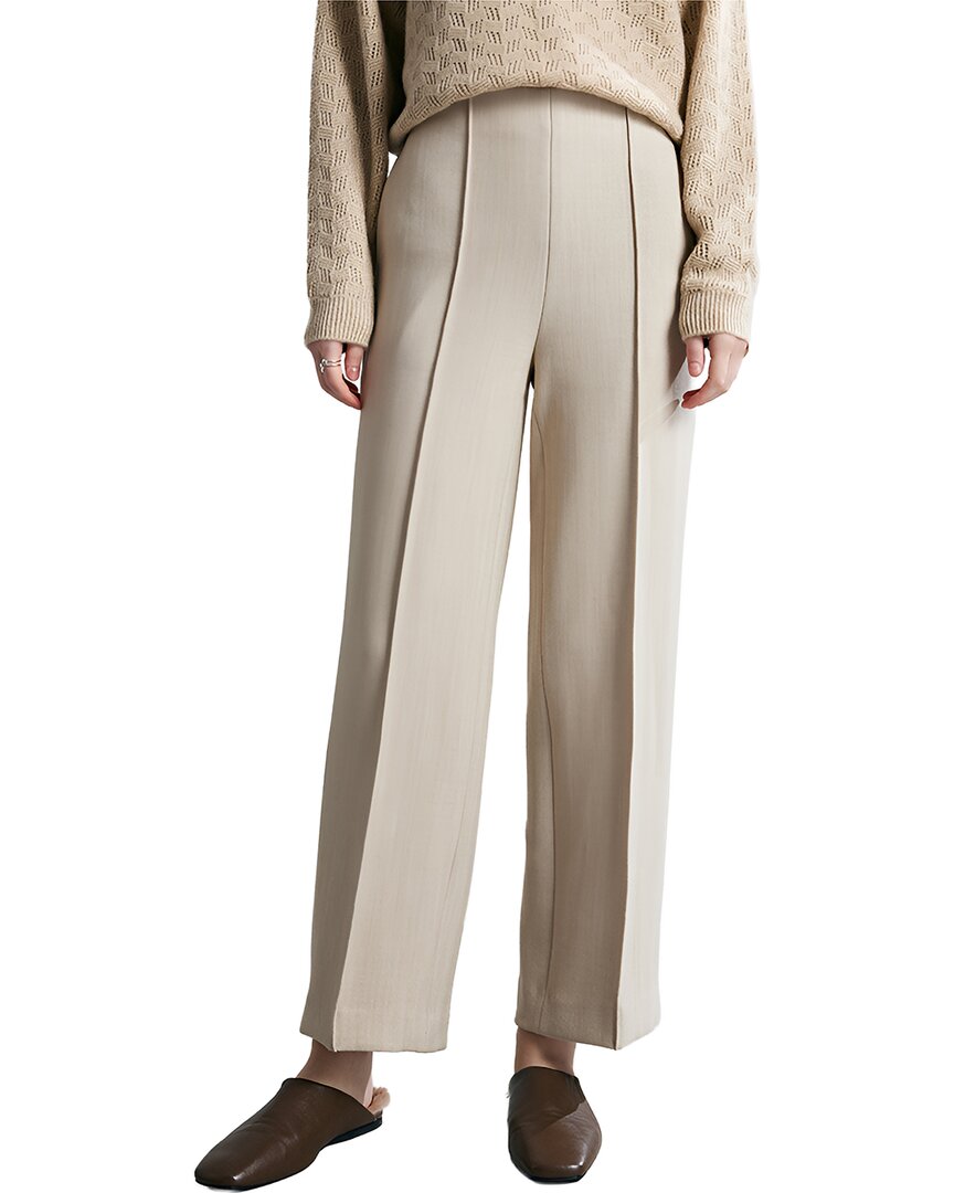 Adele Berto Pant In Neutral