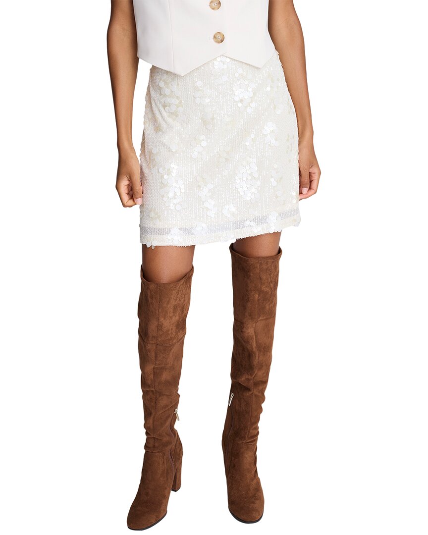 Kenneth Cole Mini Skirt In Grey