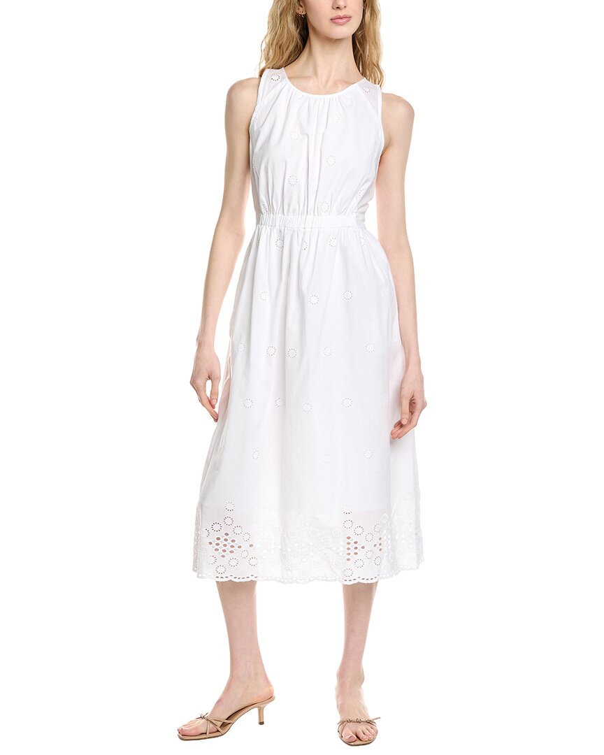 Michael Stars Faith Midi Dress In White