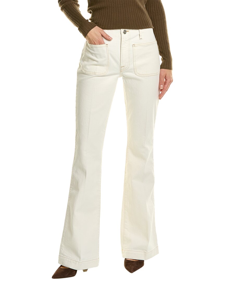 Frame Denim High-rise Sailor Au Natural Clean Flare Jean