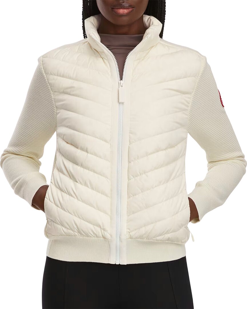 Canada Goose Hybridge® Knit Down Jacket In 9467 Cottongrass-linaigrette