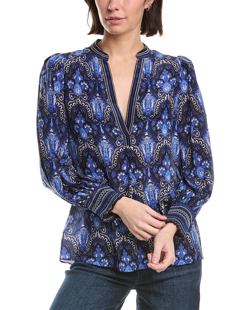 Alice And Olivia Alice + Olivia Sheila Top In Blue