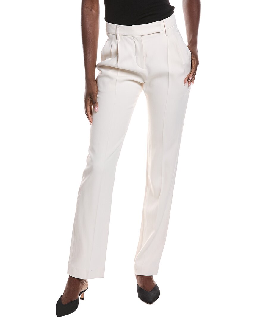 Brunello Cucinelli Pleated Pant In White
