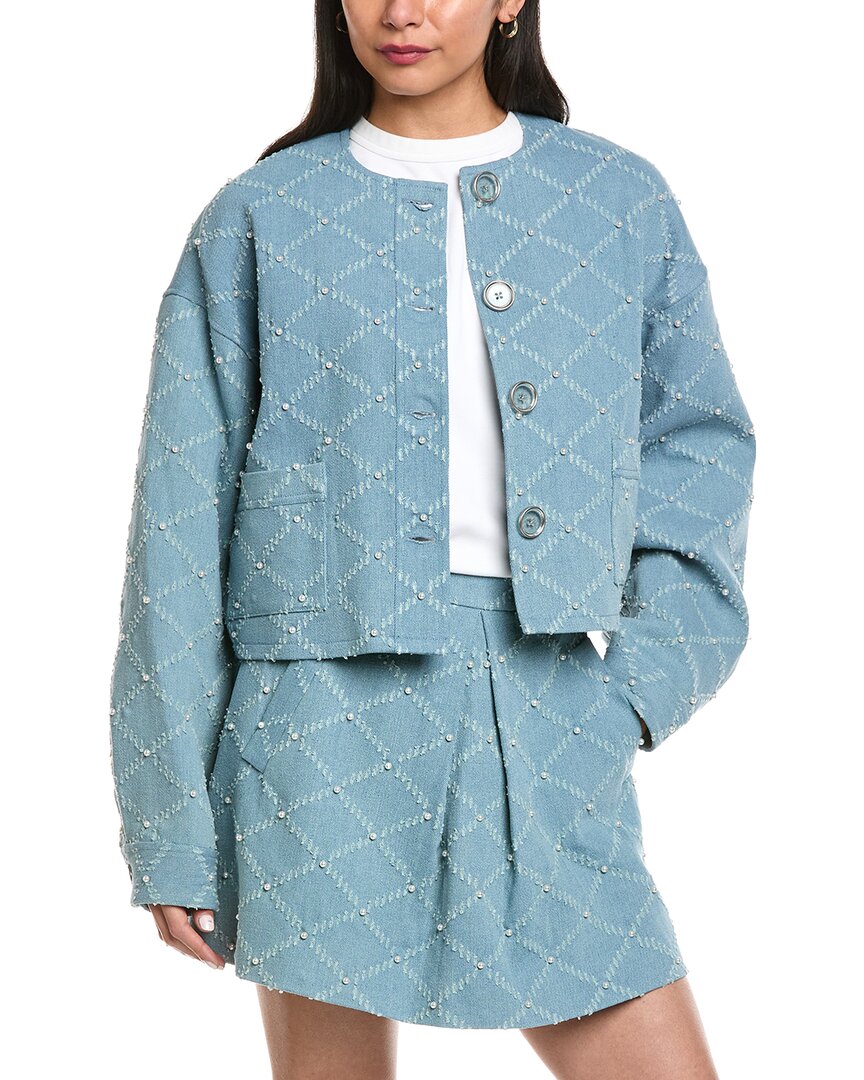 Ramy Brook Bianca Jacket In Blue