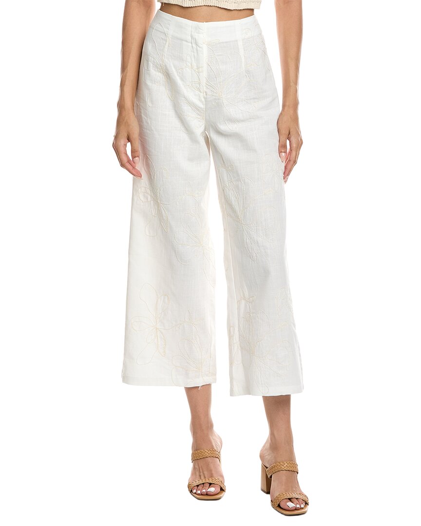 Abbey Trouser In White