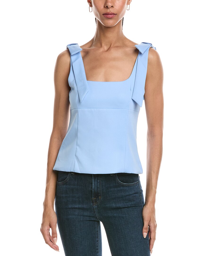 Abbey Sleeveless Top In Blue