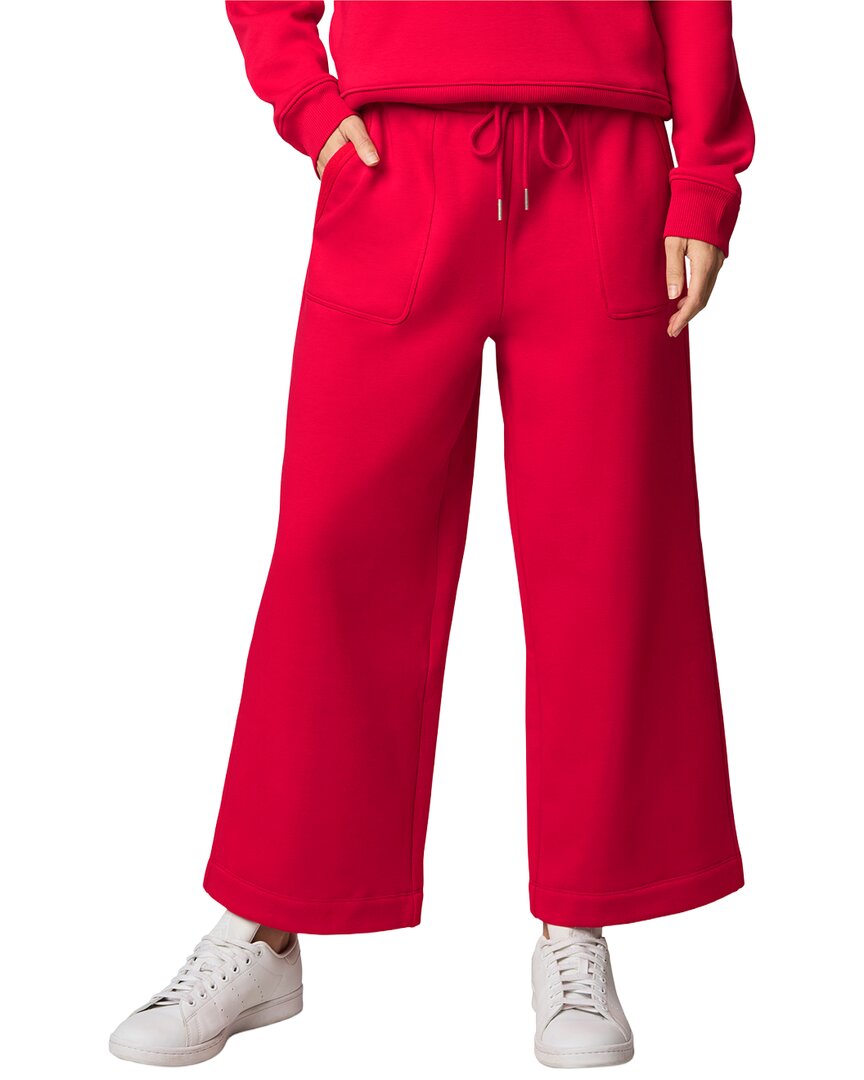 Splendid Goldie Infused Wide Leg Trouser In Red