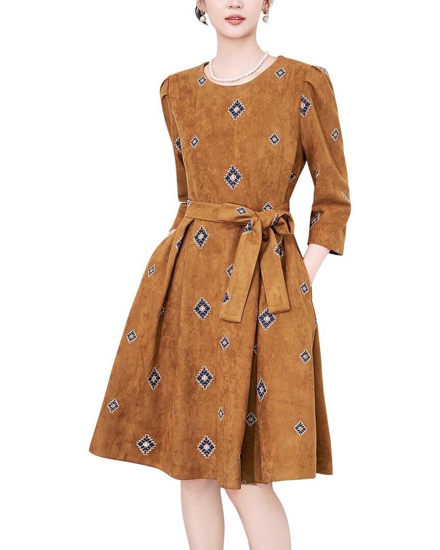 Wlzd Mini Dress In Brown