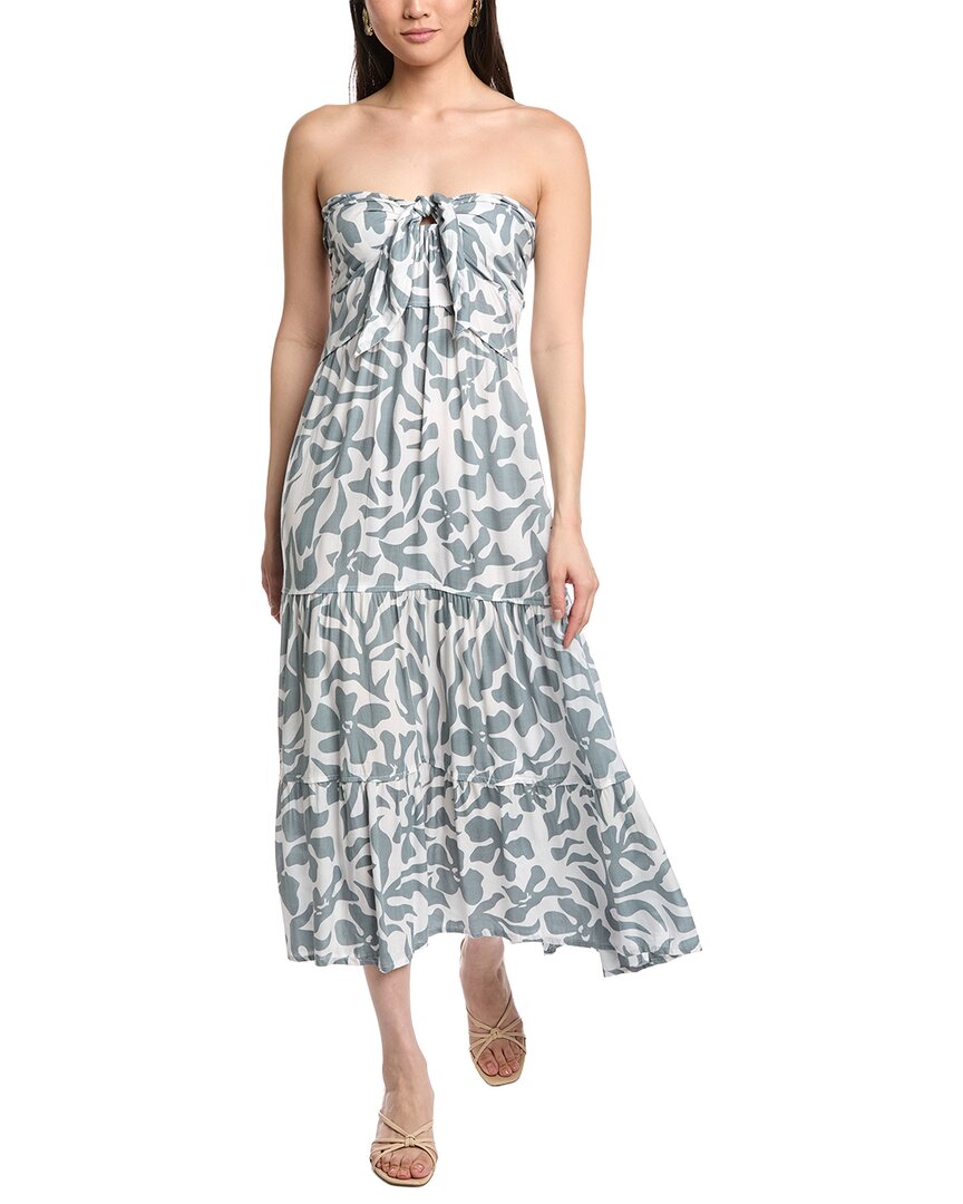 Tiare Hawaii Lei Maxi Dress In Grey