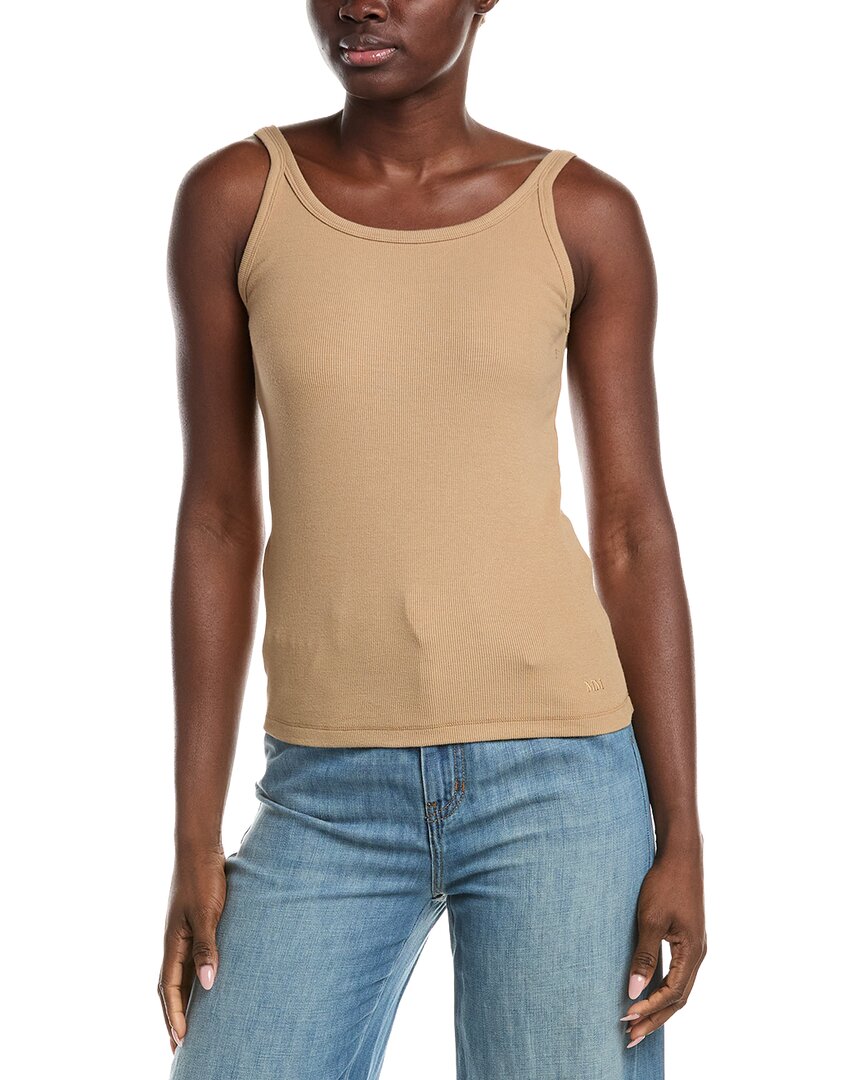 Max Mara Strenna Tank Top In Brown