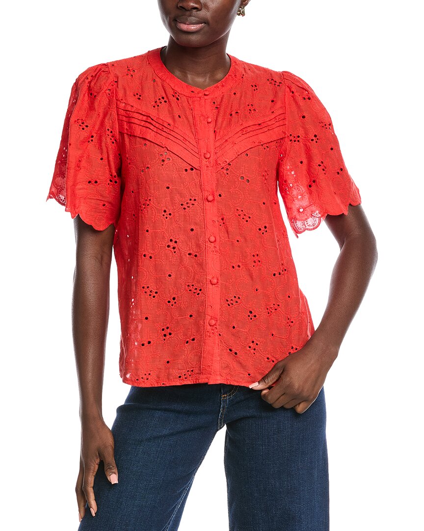 Anna Kay Siloe Top In Red