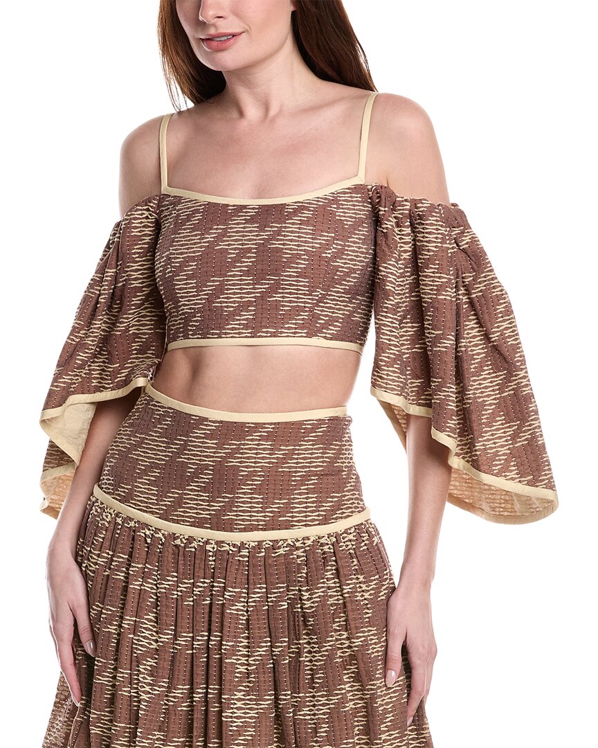 Alexis Alvar Top In Orange