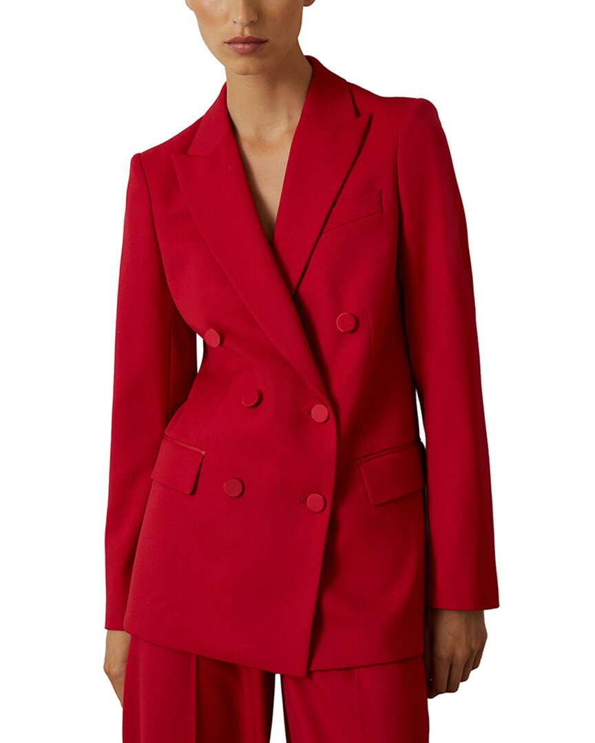 Reiss Anna Formal Jacket In Red
