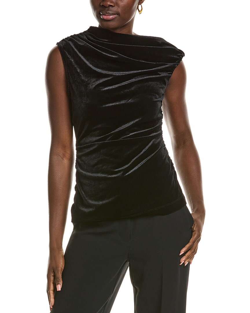 Reiss Dylan Shirt In Black