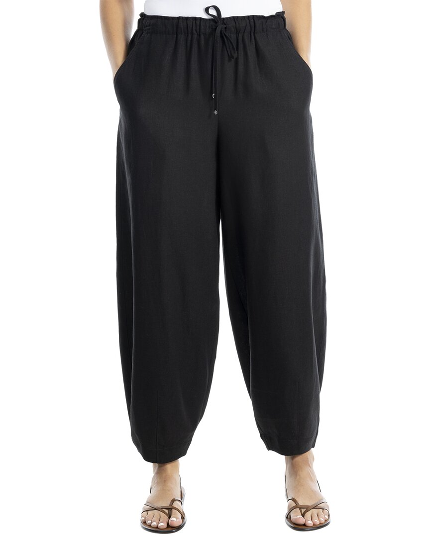 Max Studio Drawstring Linen-Blend Lantern Pant Women's | eBay