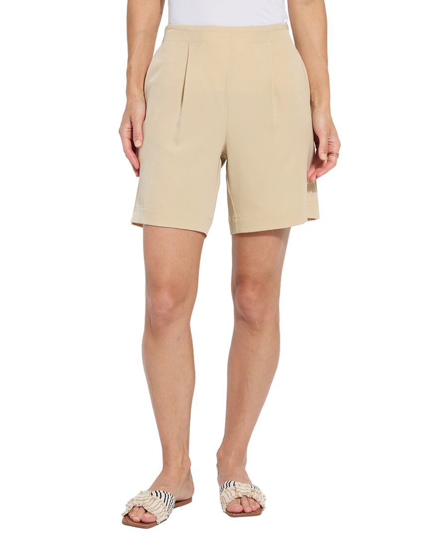 Lyssé Dia Pleated Short In Beige